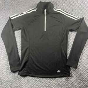 adidas Shirt, Men's Size Small, Black, 1/4 Zip Up, Golf Sweatshirt, Long Sleeve